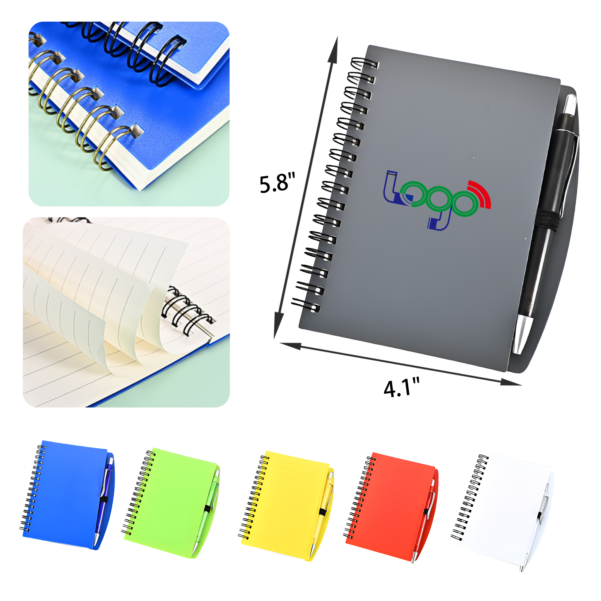 MOQ 50 PCS Versatile A6 Coil Notebook 3