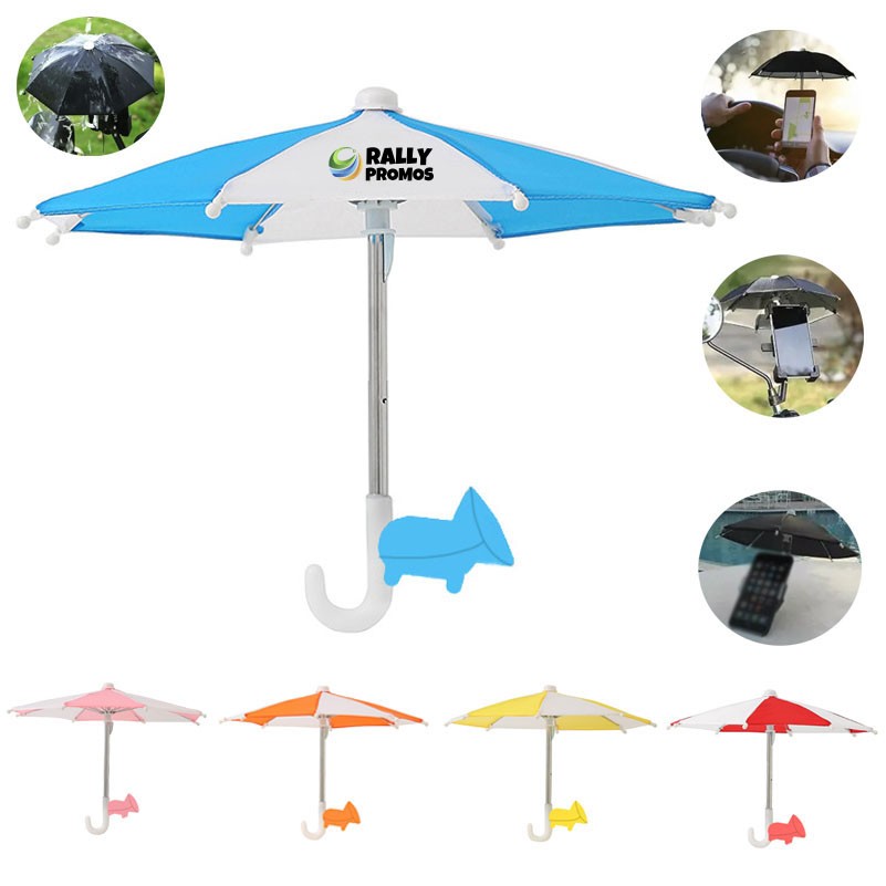 Mini Sunshade Umbrella Motorcycle Mobile Phone Stand 4