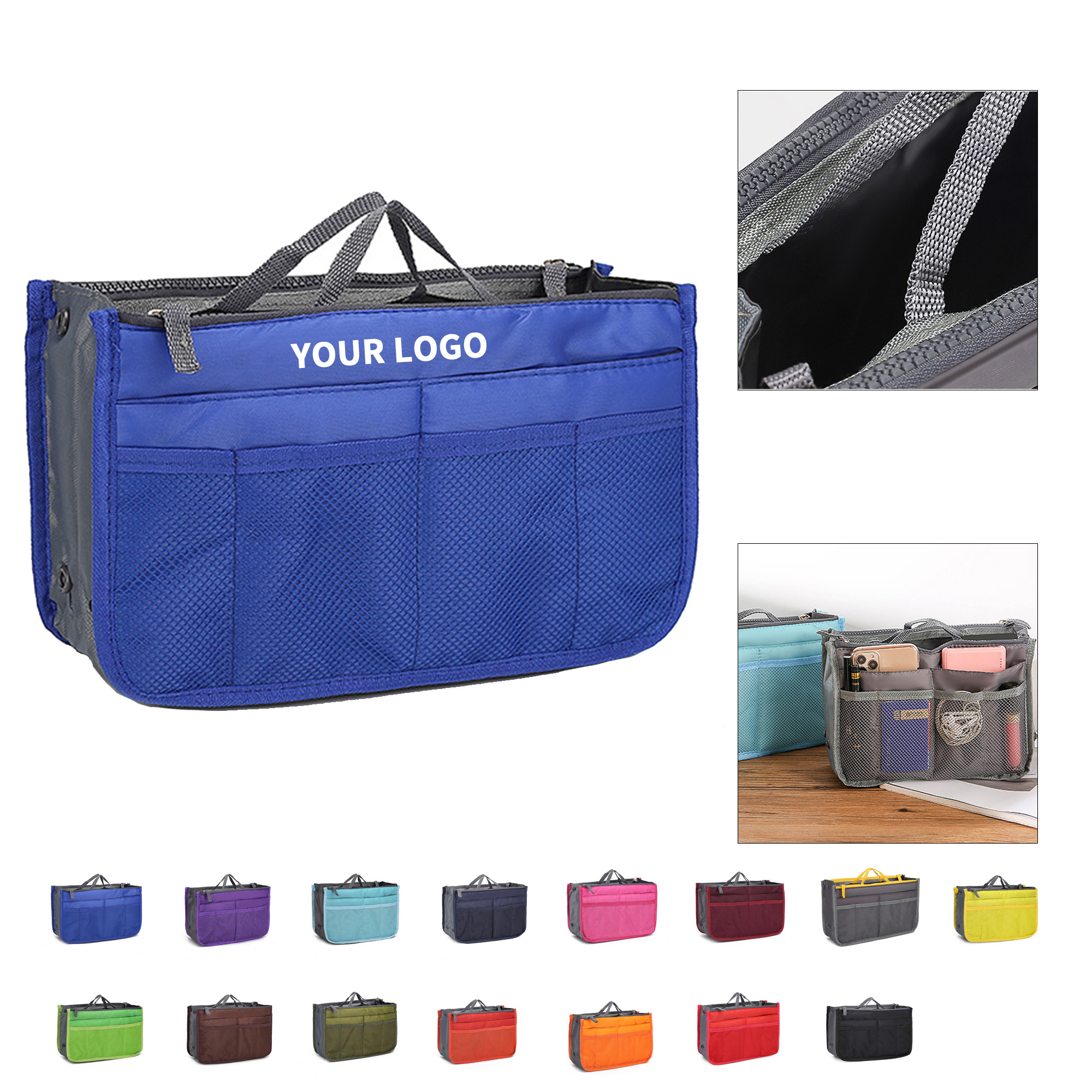 Travel Cosmetic Organizer With Double Zipper 4