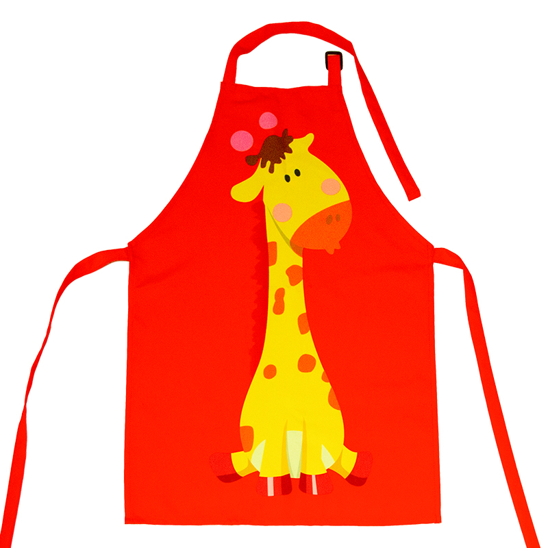 Kids Apron with Print and Neck Strap 3