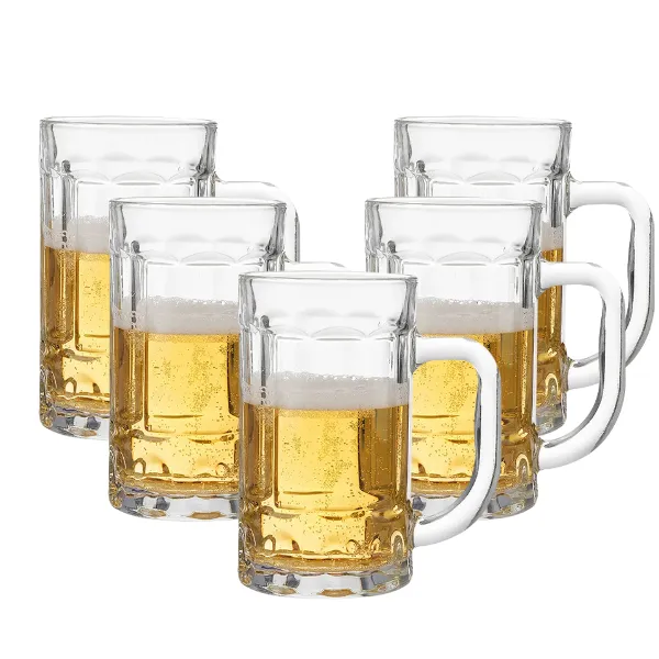 Vertical Stripe Handle Cup 4
