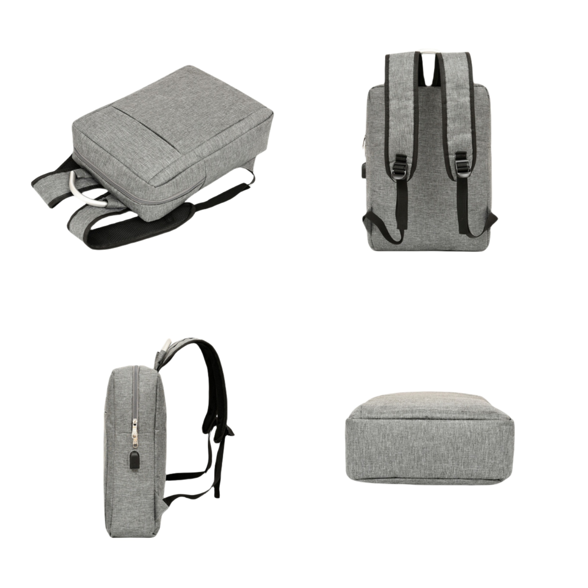 15.6 inch Travel Laptop Backpack with USB Charging Port 10