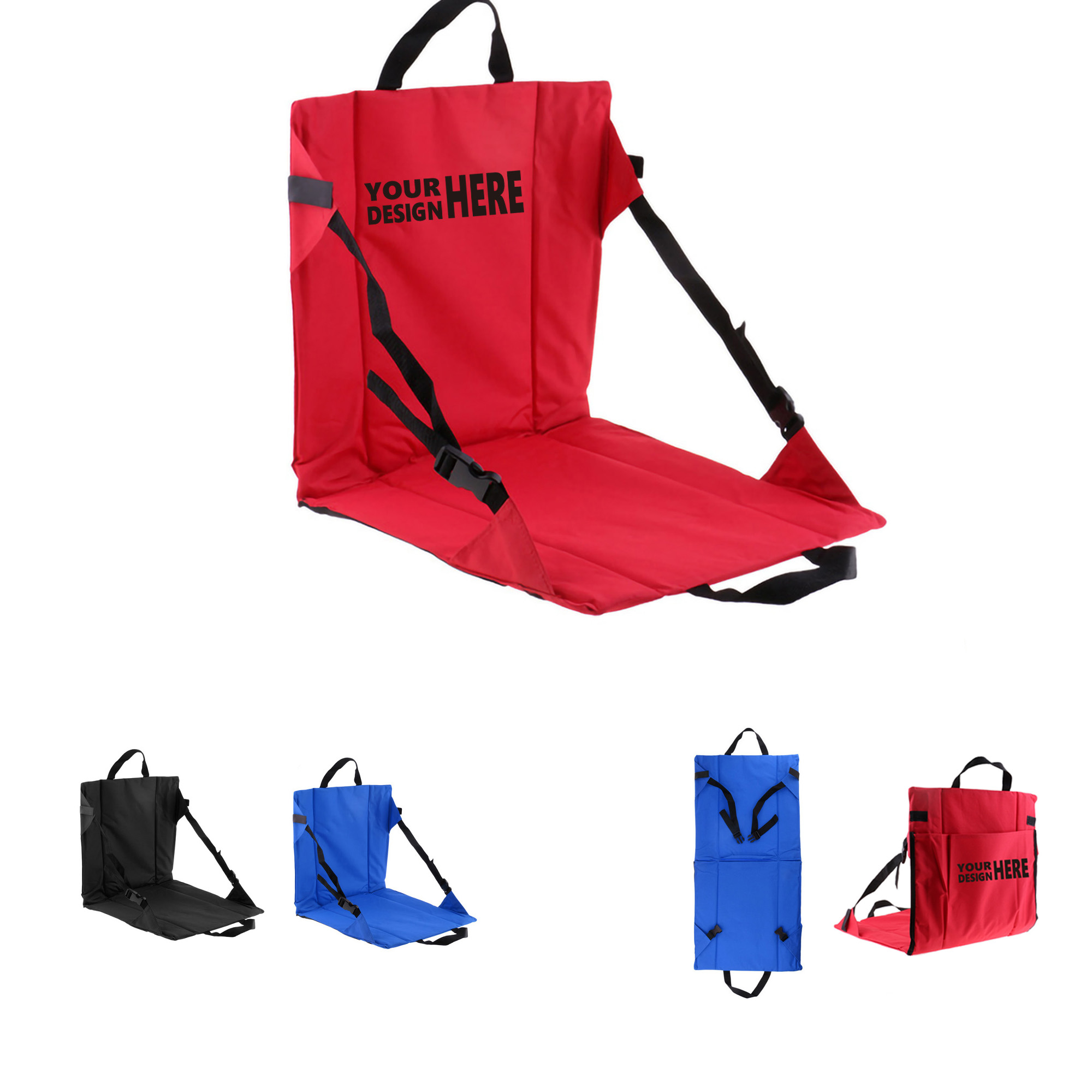 Collapsible Portable Padded Cushion Stadium Seat 5