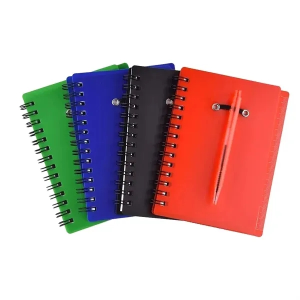 Spiral Notebook Gift Set with Ballpoint Pen 5