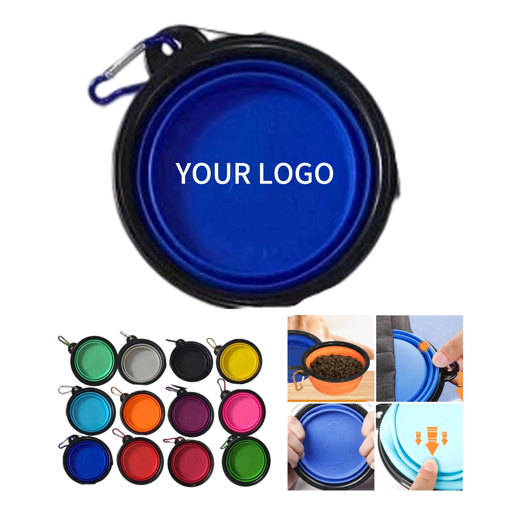 12oz Collapsible Pet Bowl Reusable and Compact 3