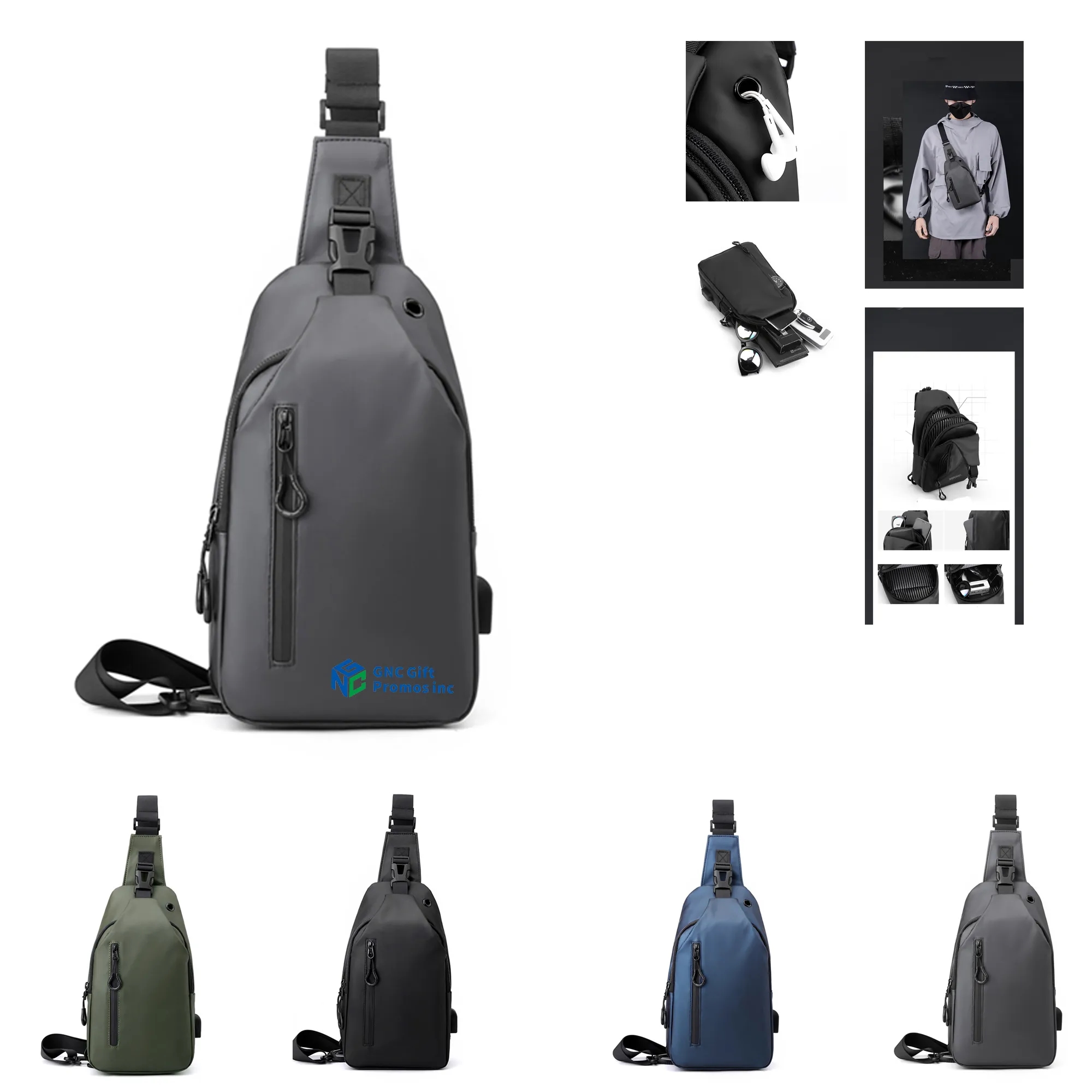 New Waterproof Leisure Large Capacity Shoulder Bag 5