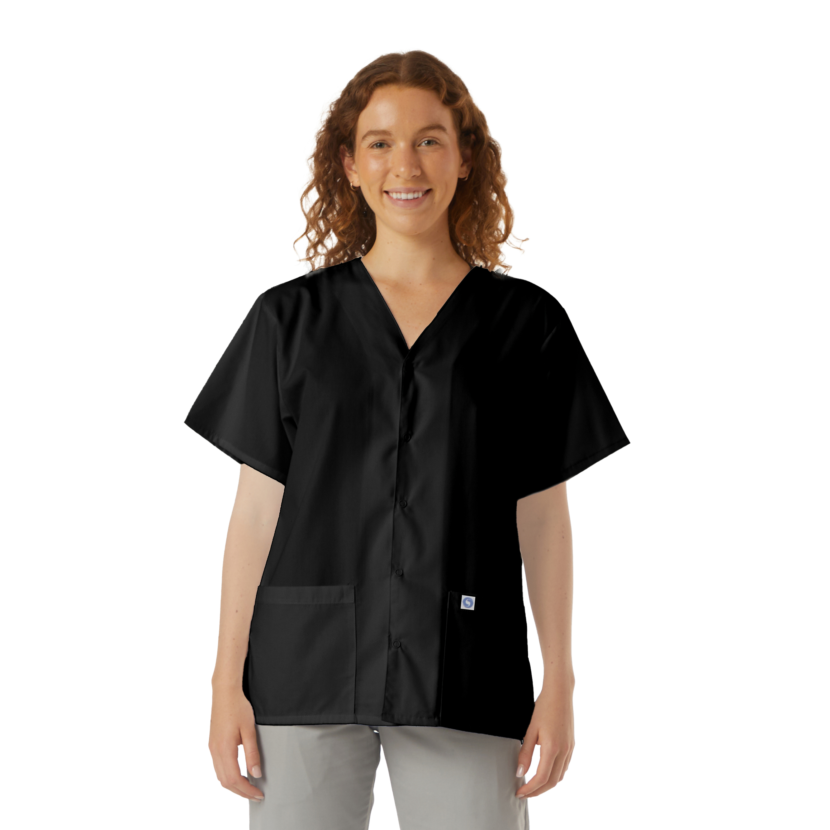 UltraSoft Snap-Front Scrub Tunic 6