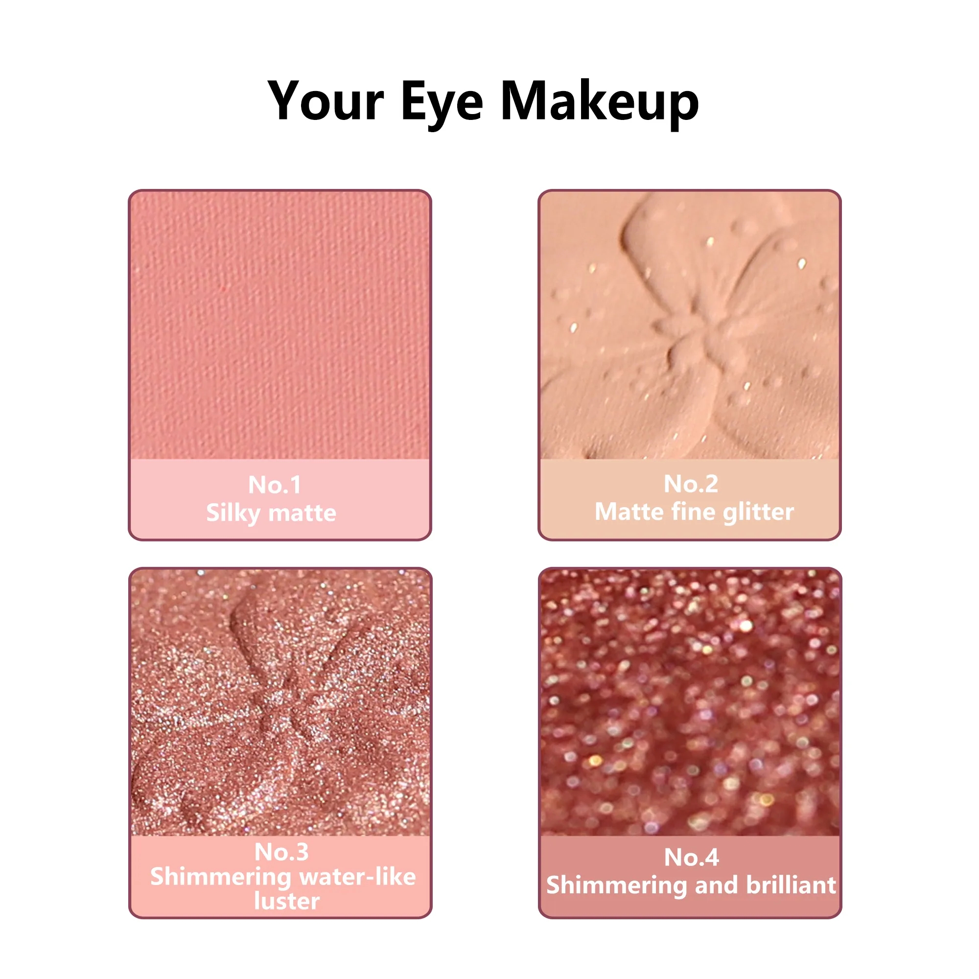 4-Color Eye Shadow Tray 5
