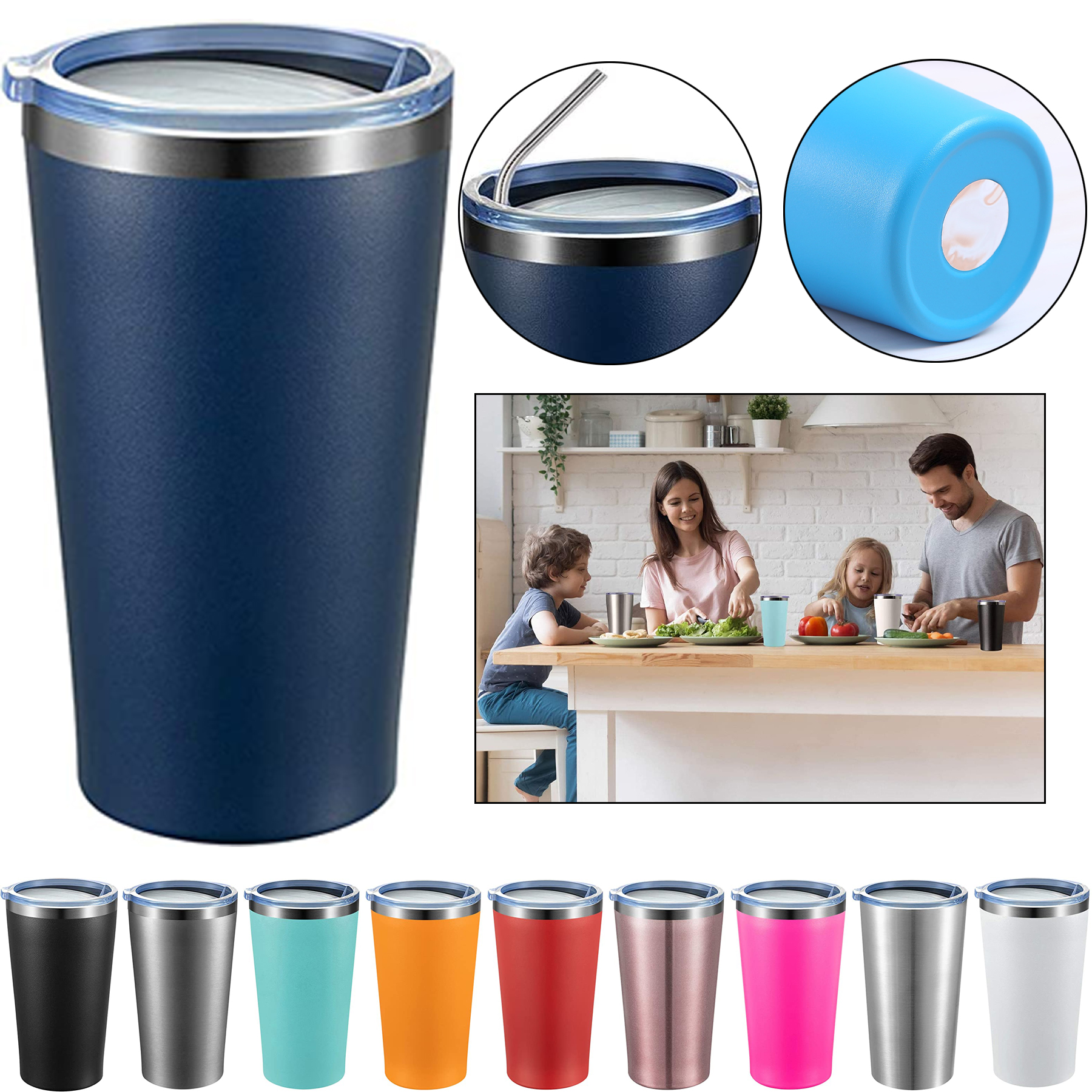 16oz Stainless Steel Tumbler 2