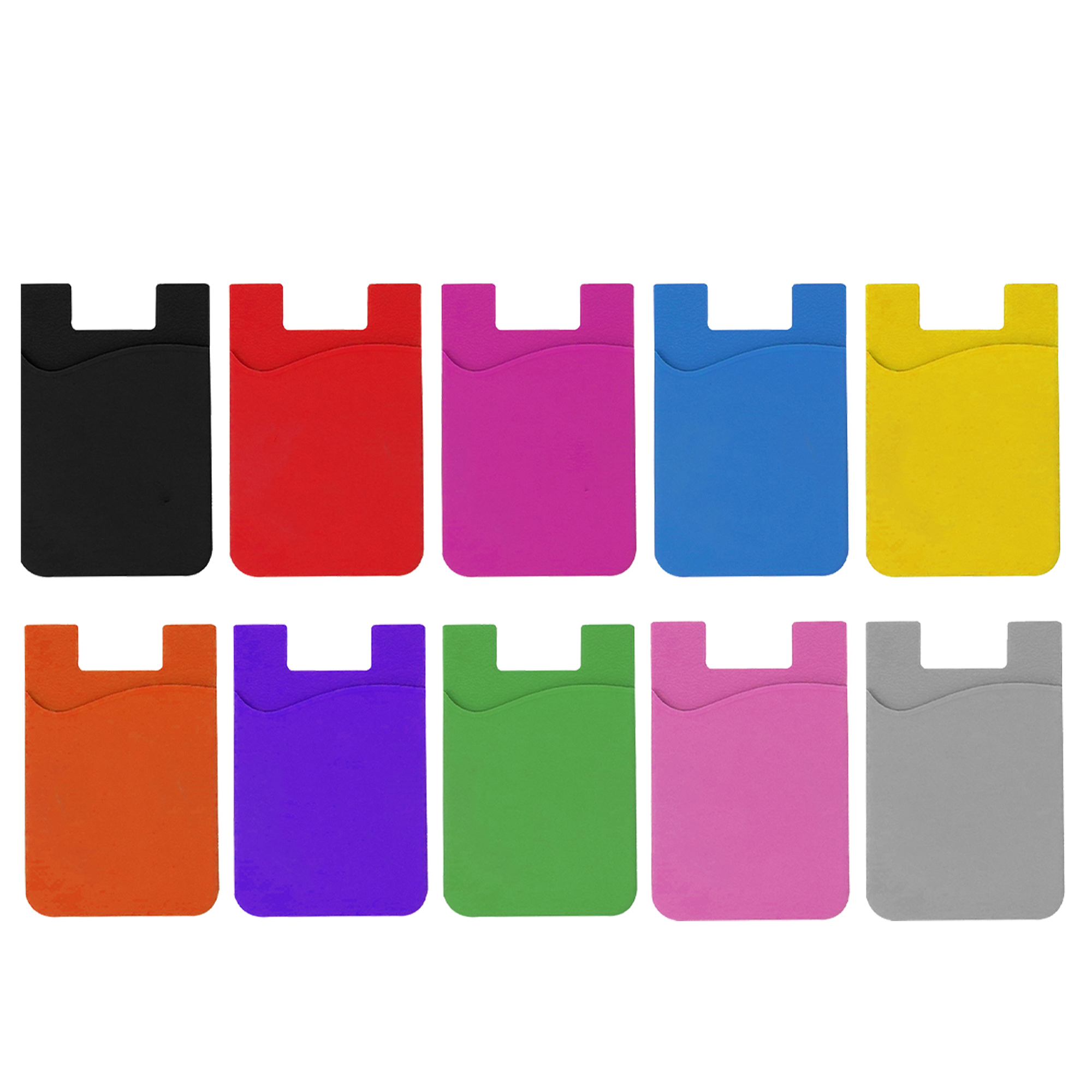 Silicone Mobile Wallet ?C Adhesive Card Pocket for Phones 3