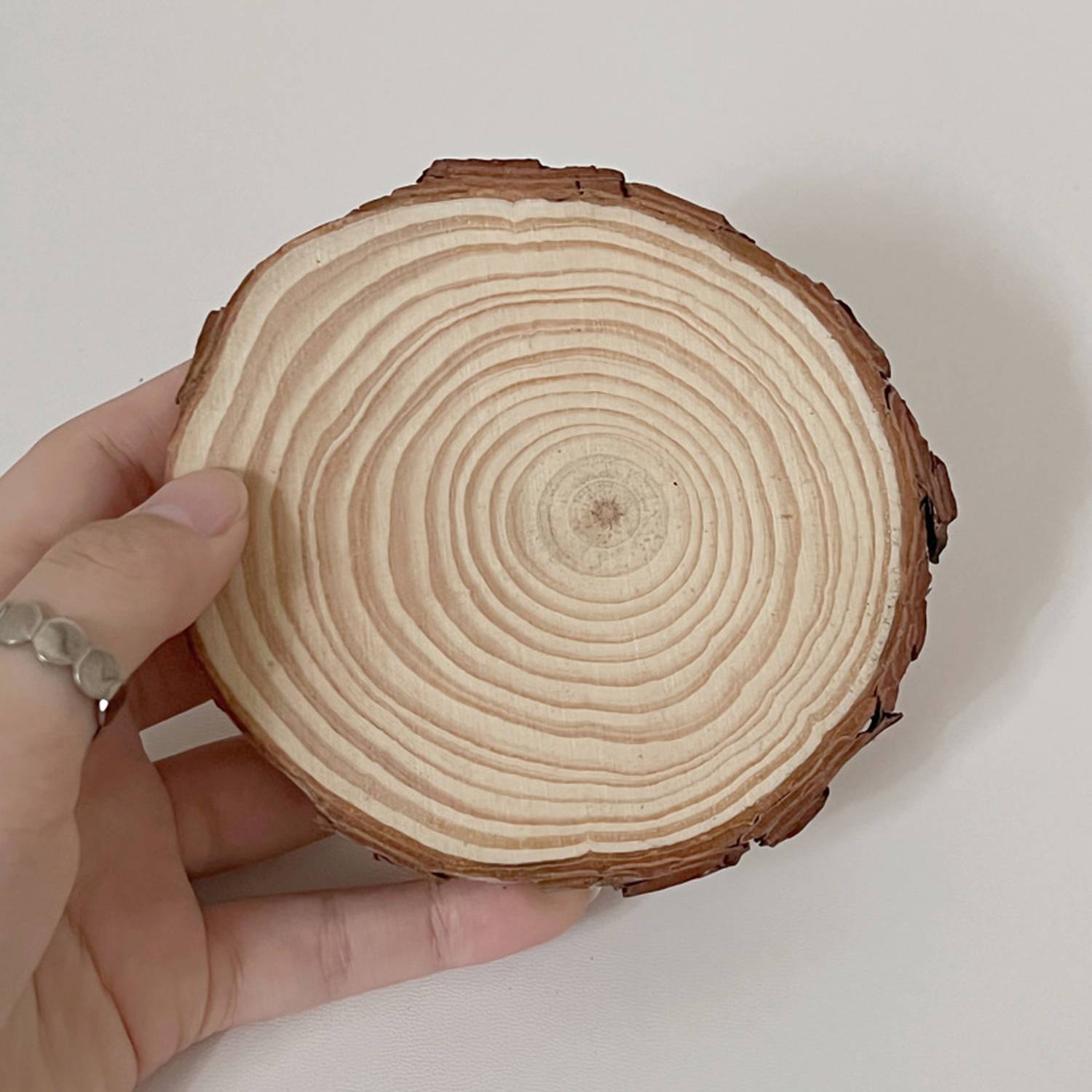 Natural Pine Wood Coasters for Household Kitchen 3