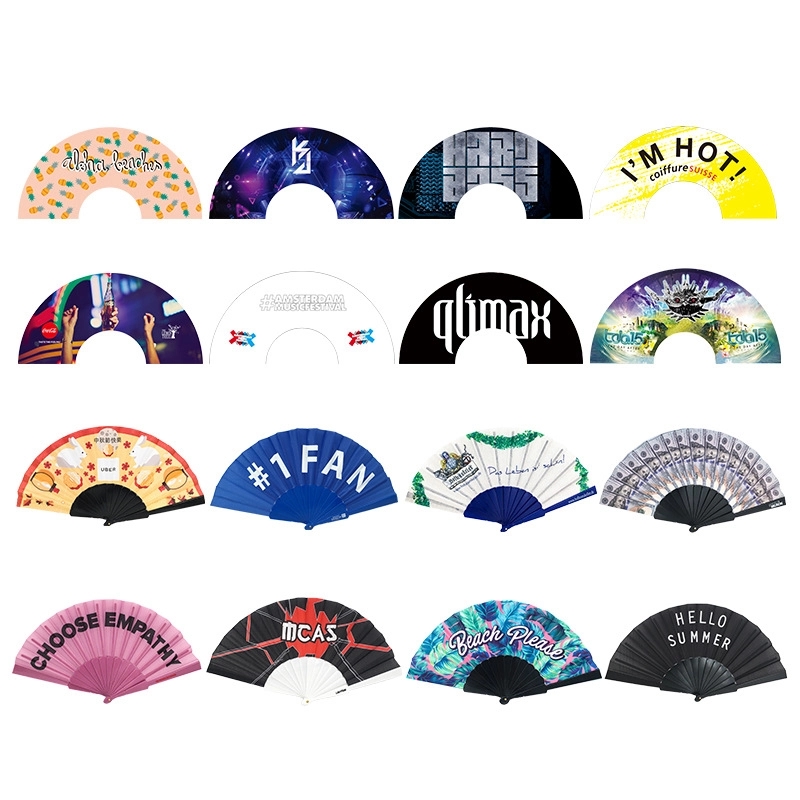 Fabric Folding Fans 6