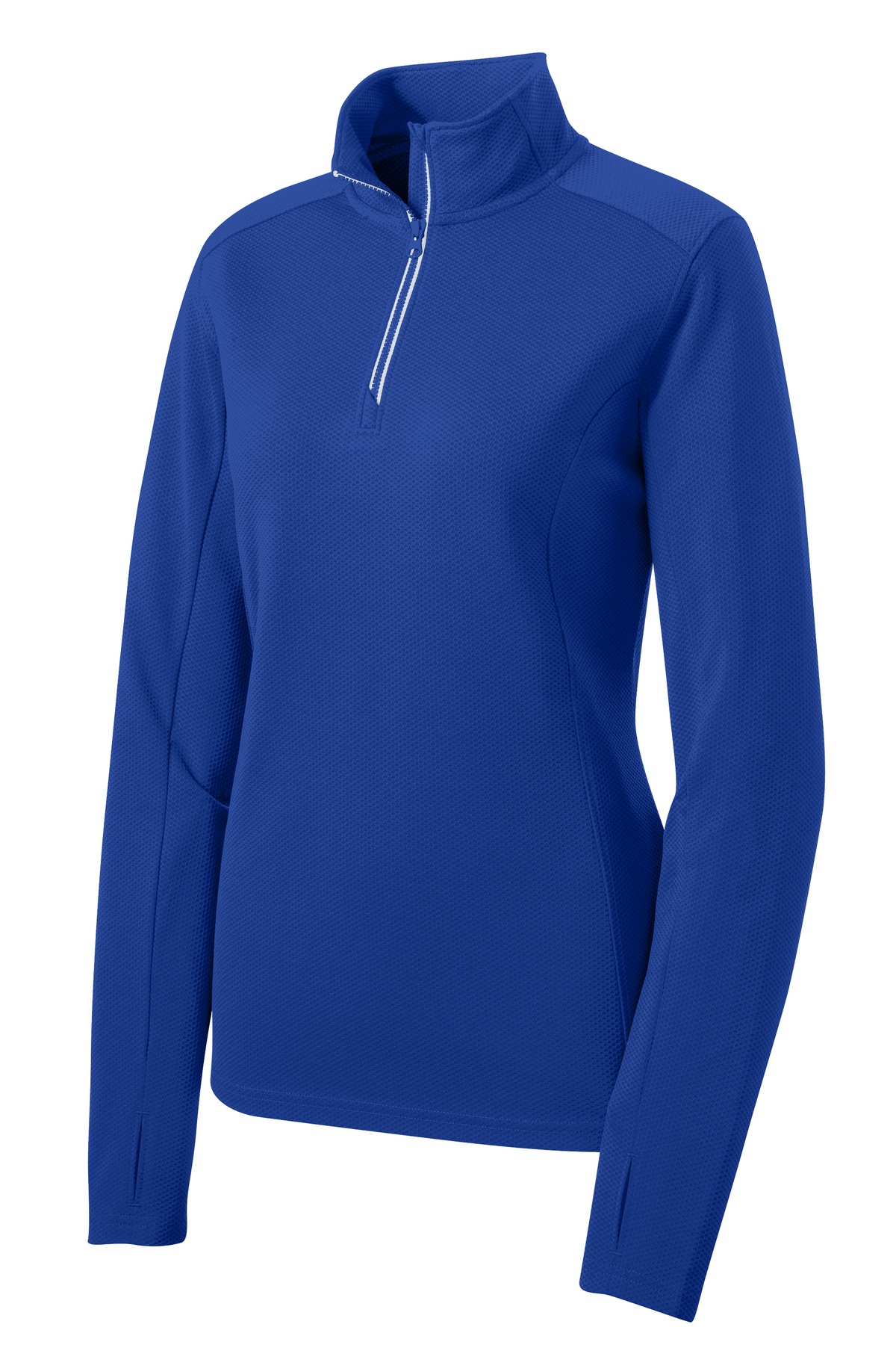 Sport-Tek Women's Sport-Wick Textured 1/4-Zip Pullover. LST860 11