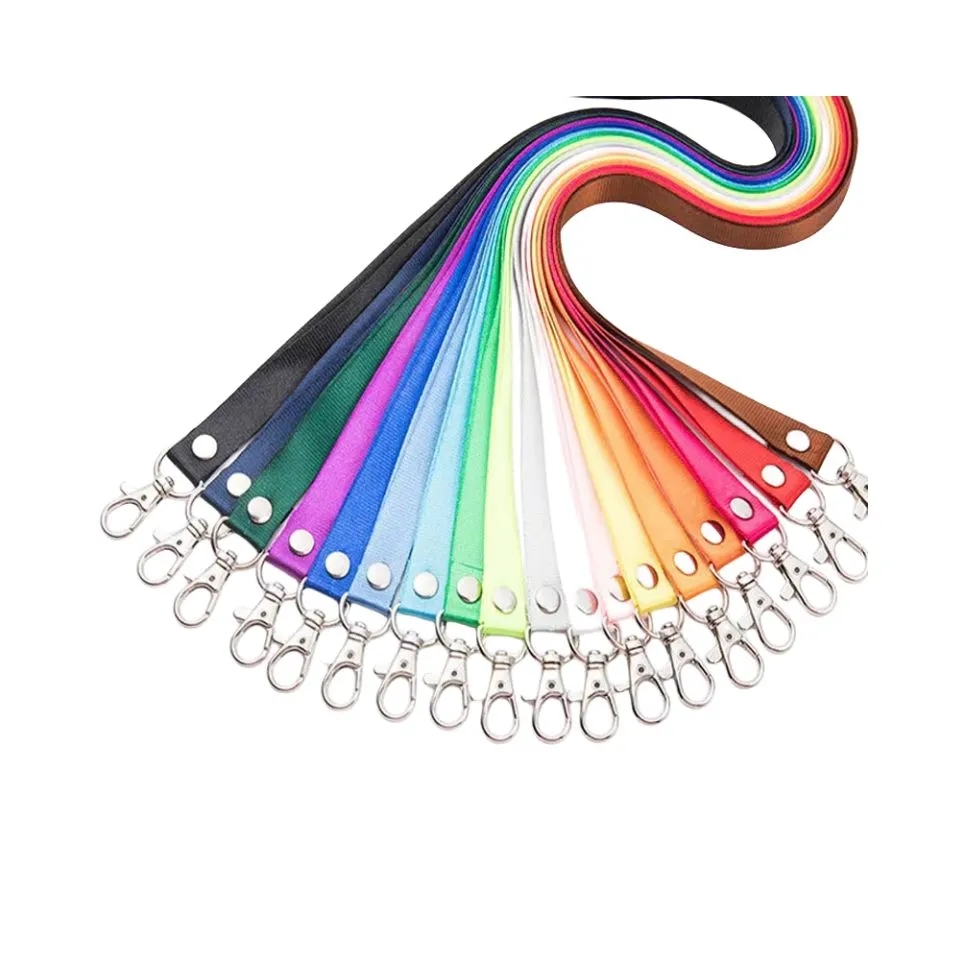 3/4" Custom Polyester Detachable Buckle Lanyard 1