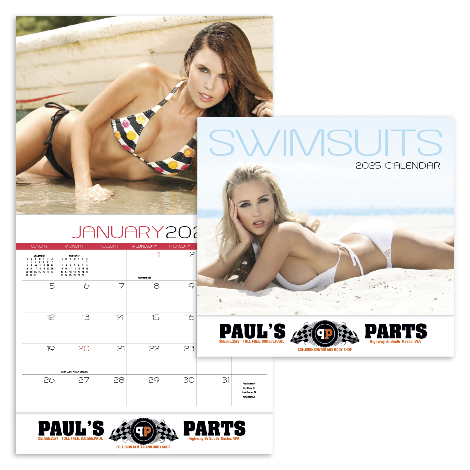 HotLine® Products Swimsuits Appointment Calendar - Stapled 4