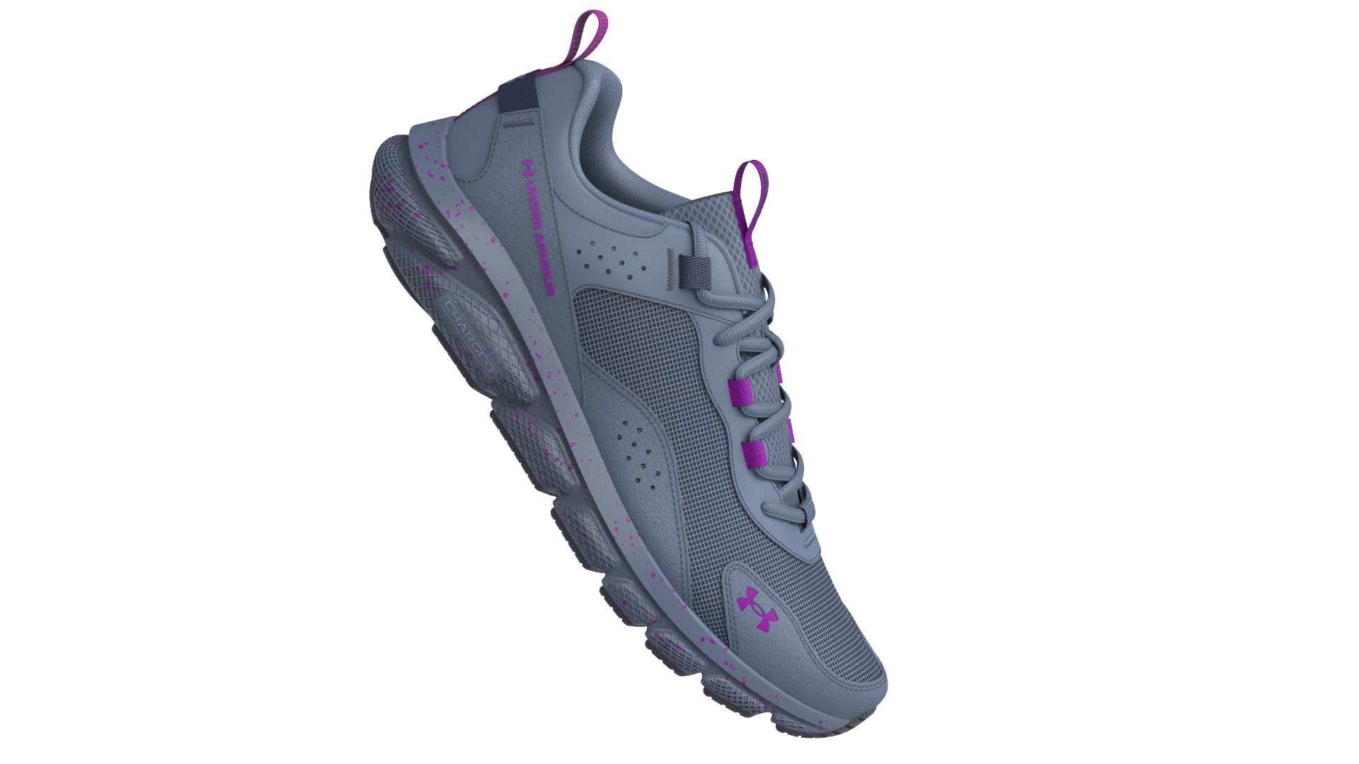 UA Charged Verssert Speckle Women's Running Shoes 12