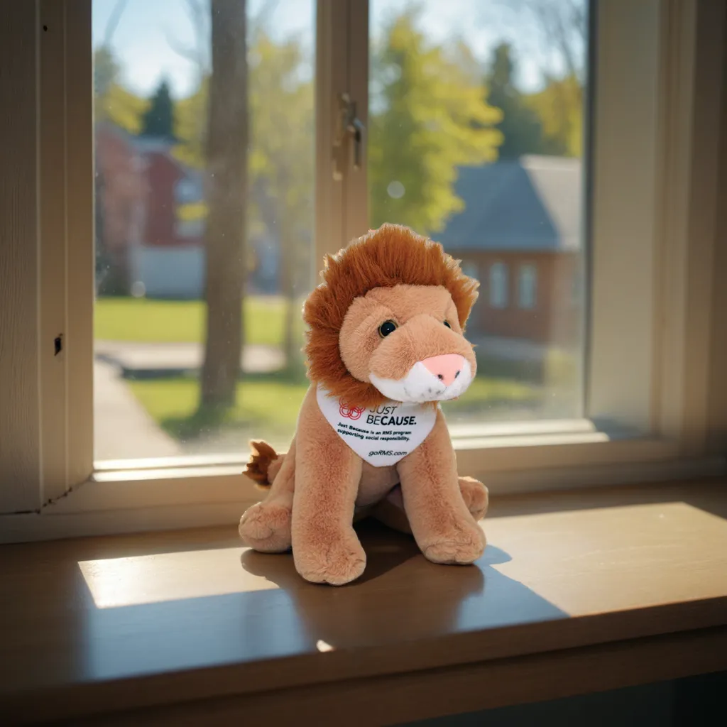 9" In The Zoo Stuffed Lion 2