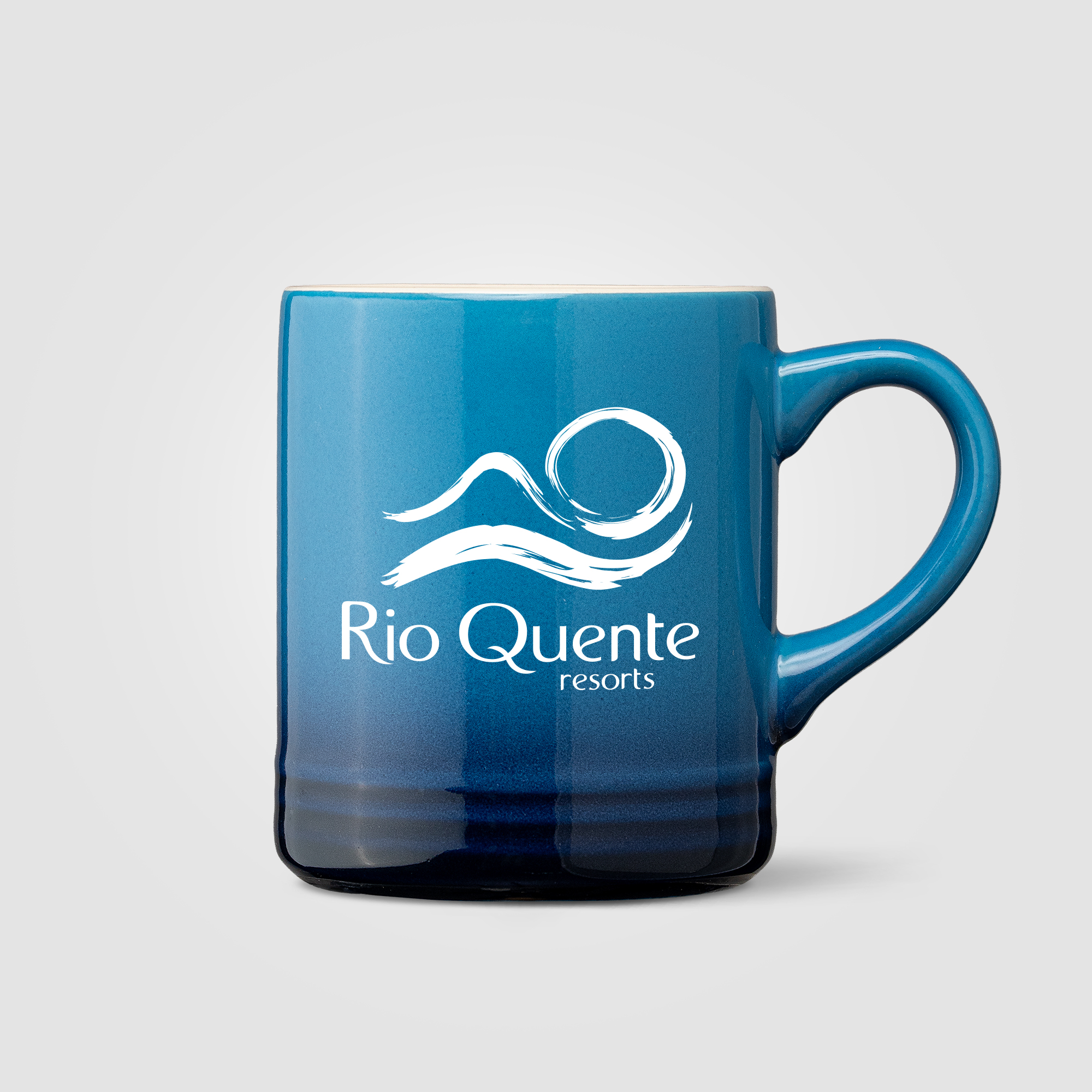 Corin Ceramic Ombre Silhouette Mug - 12oz