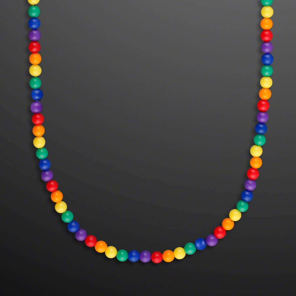 Rainbow Beads Necklace (NON-Light Up) 1