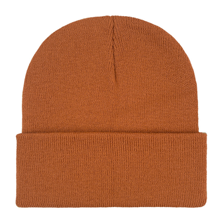 Classic Ribbed Cuffed Beanie with Custom Logo - 100% Acrylic 34