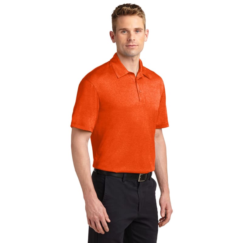 Sport-Tek Heather Contender Polo. 34