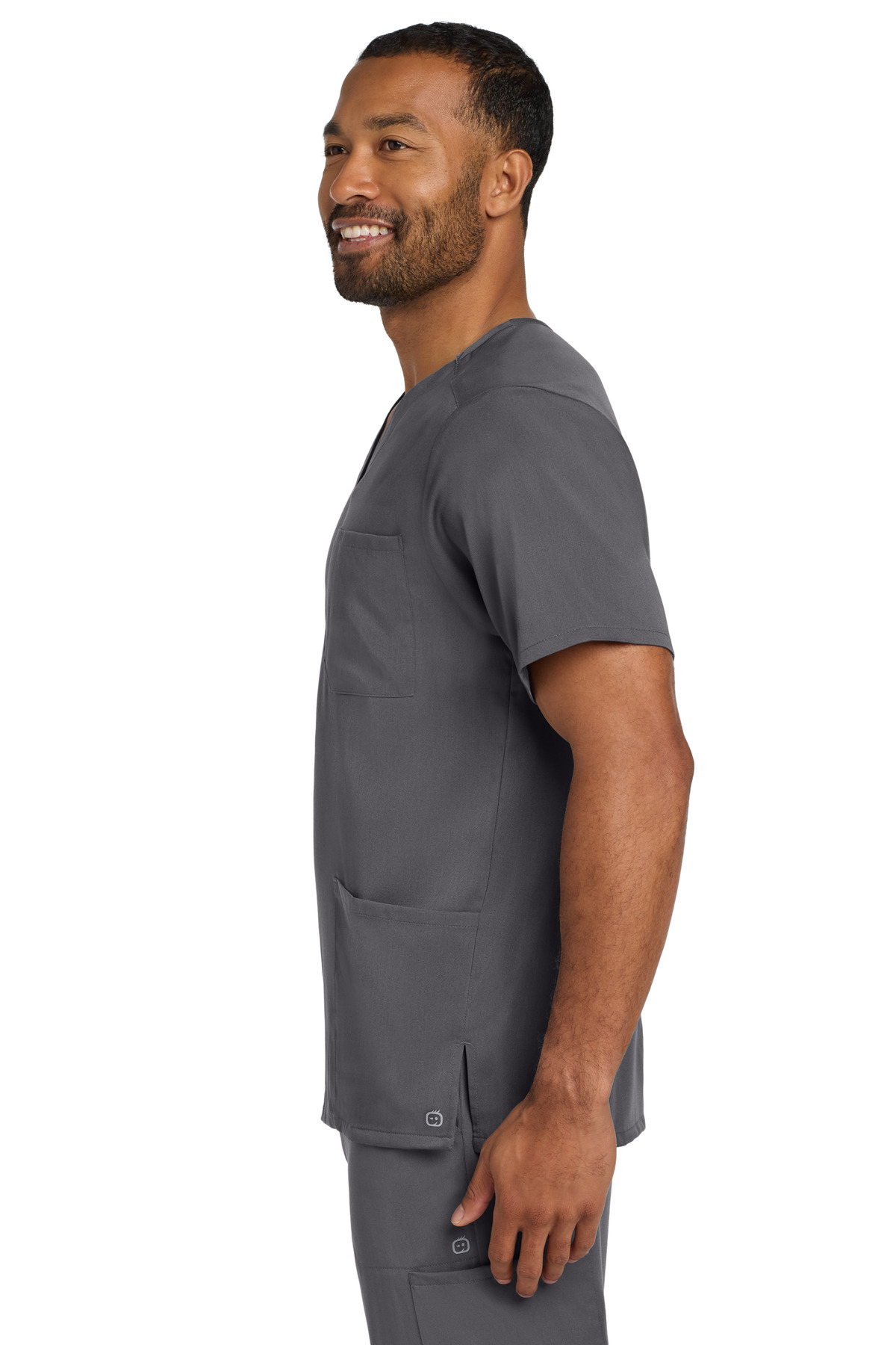 Wink Men's Premiere Flex V-Neck Top WW5068 6