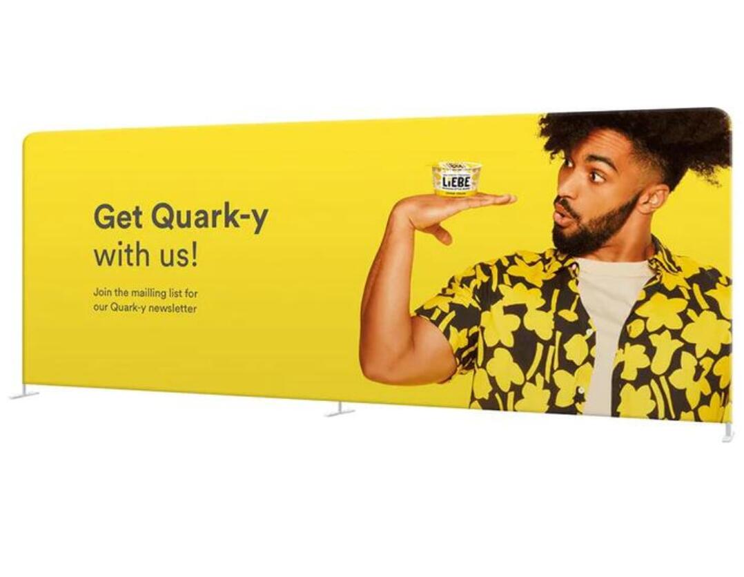 20¡¯ Tube Display Straight Single Sided Graphic Package