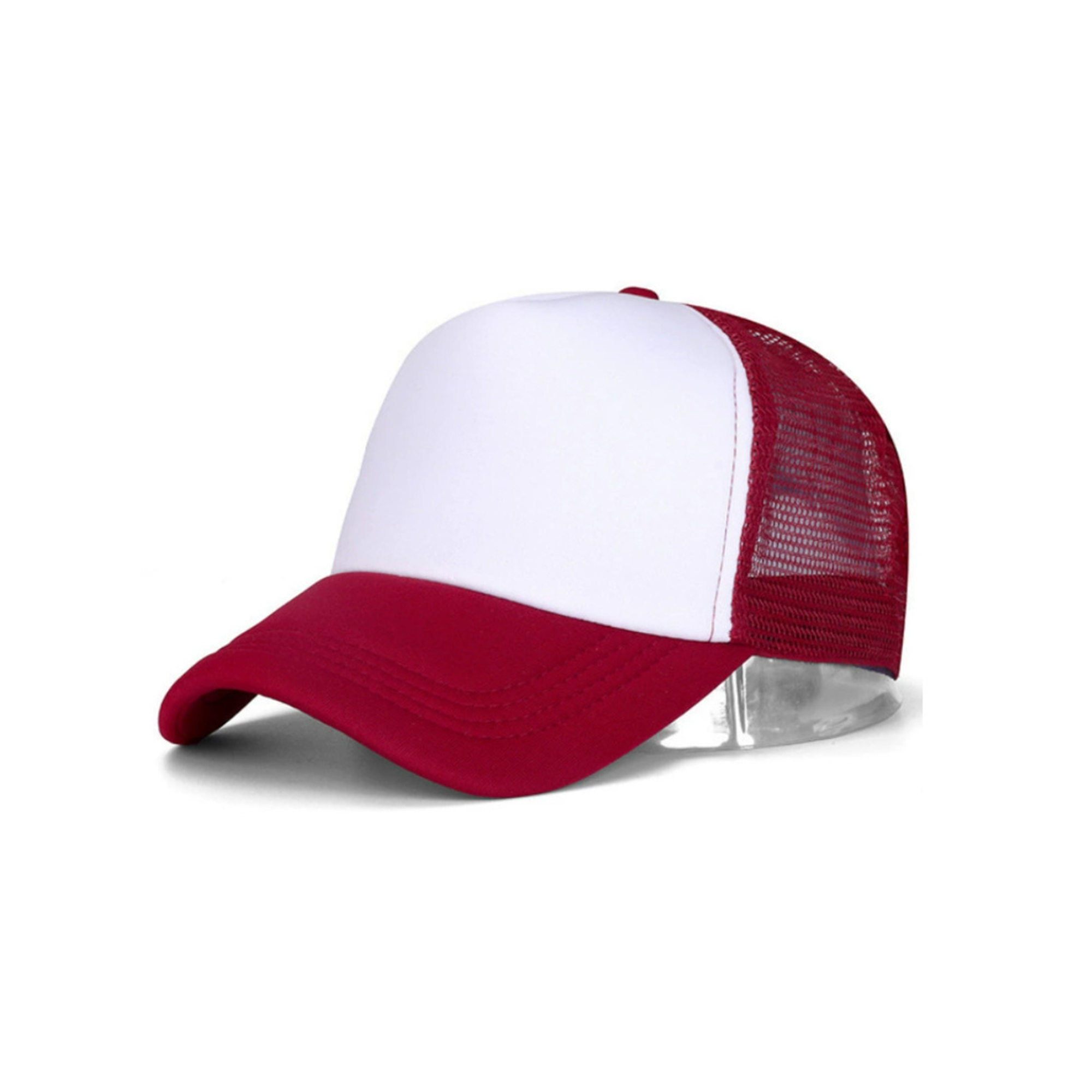 Polyester Cotton Mesh Back Baseball Cap 10.5 x 7.5 x 5.3" 10