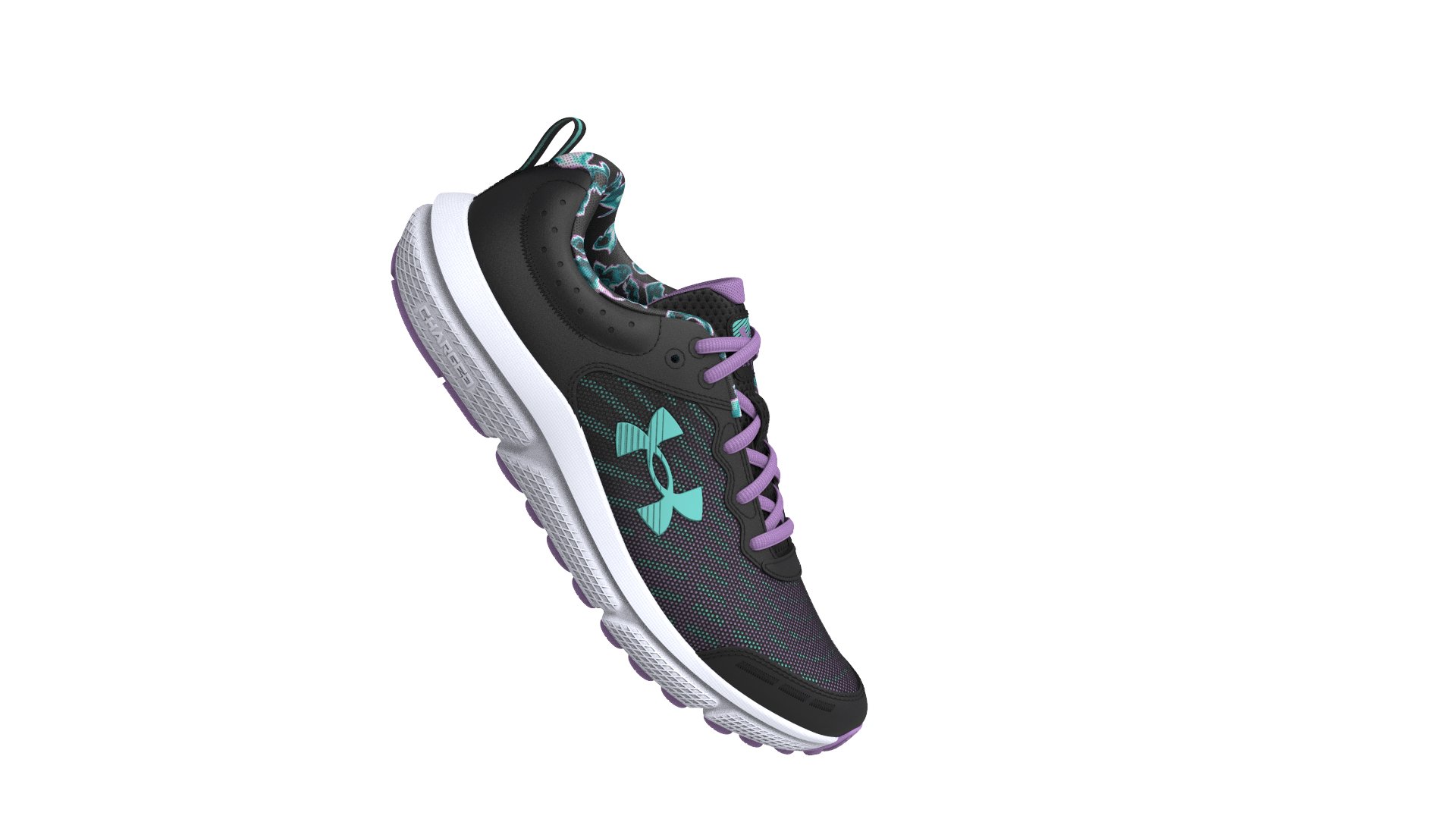 UA Assert 10 Printed Girls' Running Shoes 2