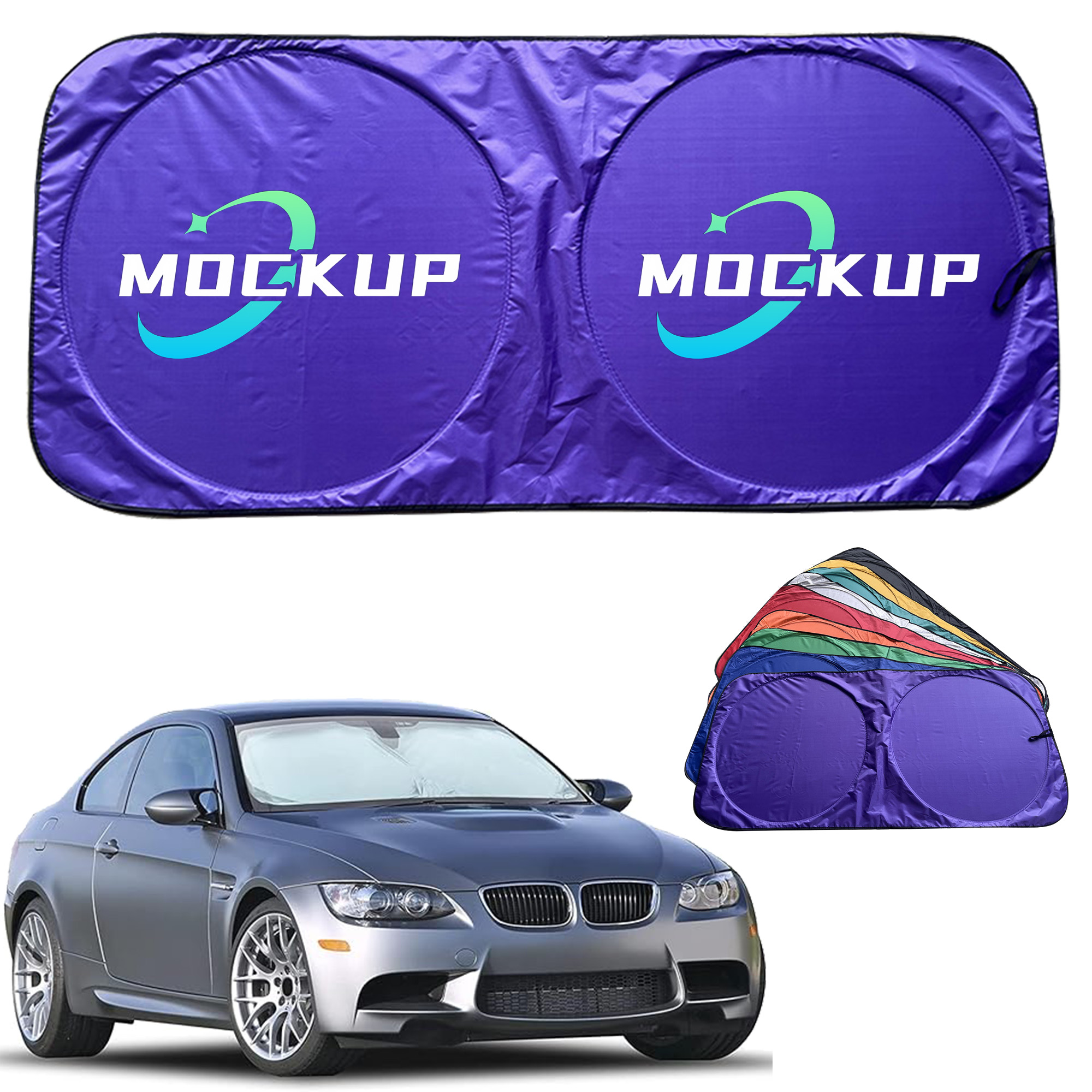Portable Folding Car Sun Shade 5