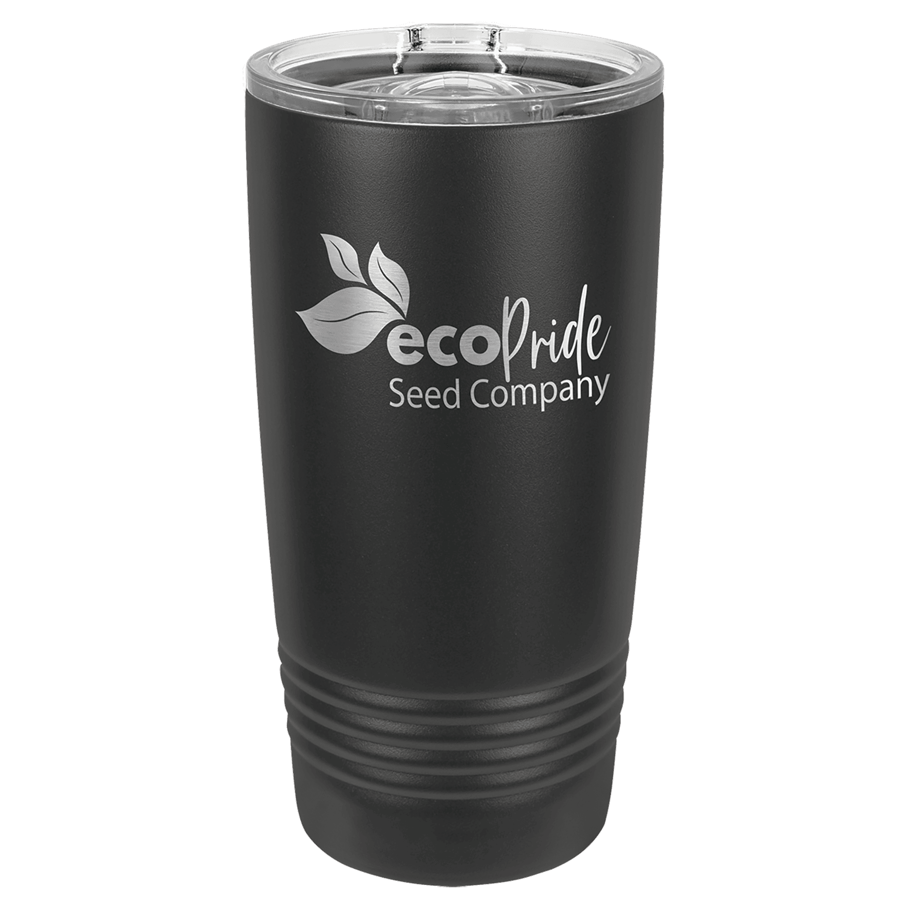 Polar Camel 20 oz. Black Insulated Ringneck Tumbler with Slider Lid 2