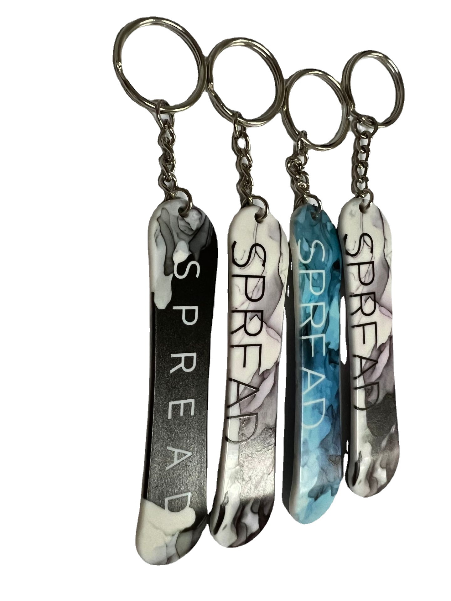 Snowboard Key Chain 1