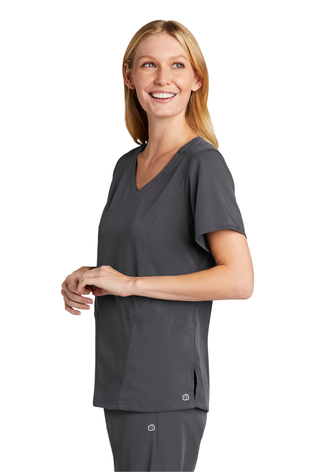 Wink® Women's Premiere Flex Mock Wrap Top 1