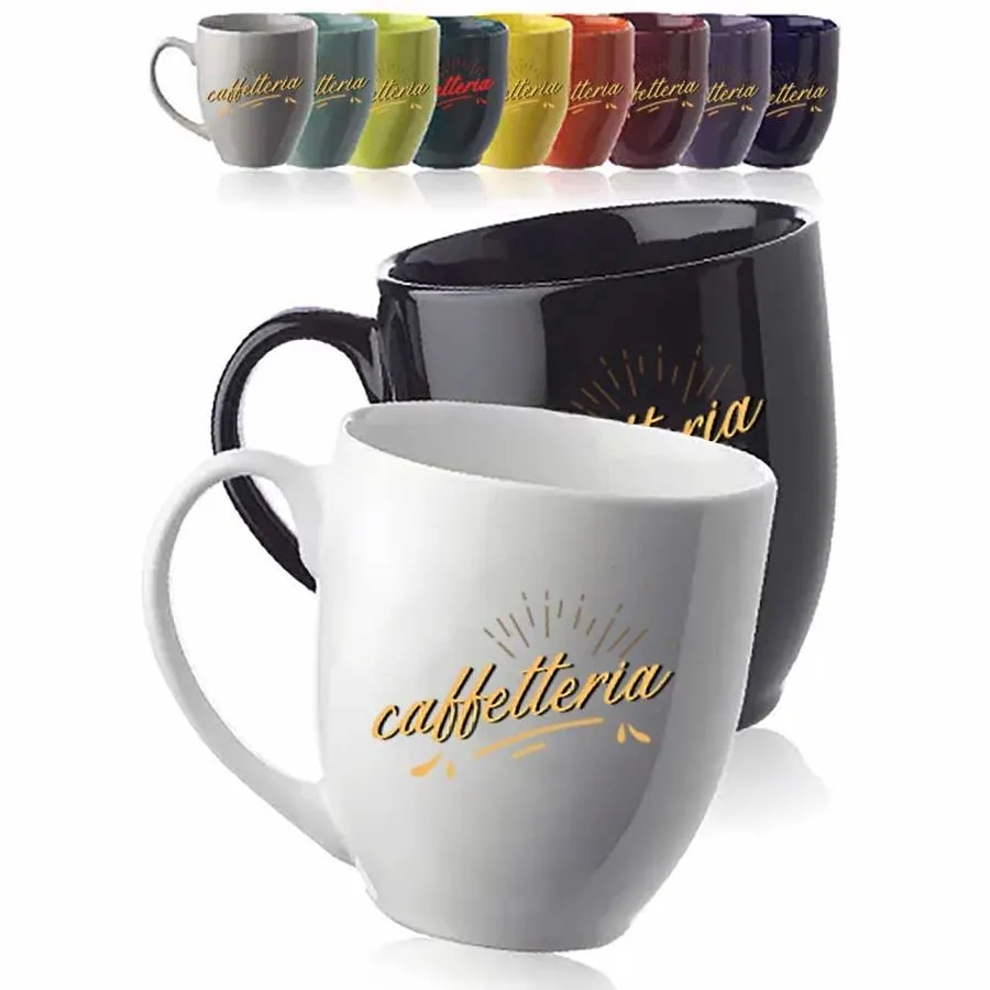 16 Oz Glossy Ceramic Mugs 4