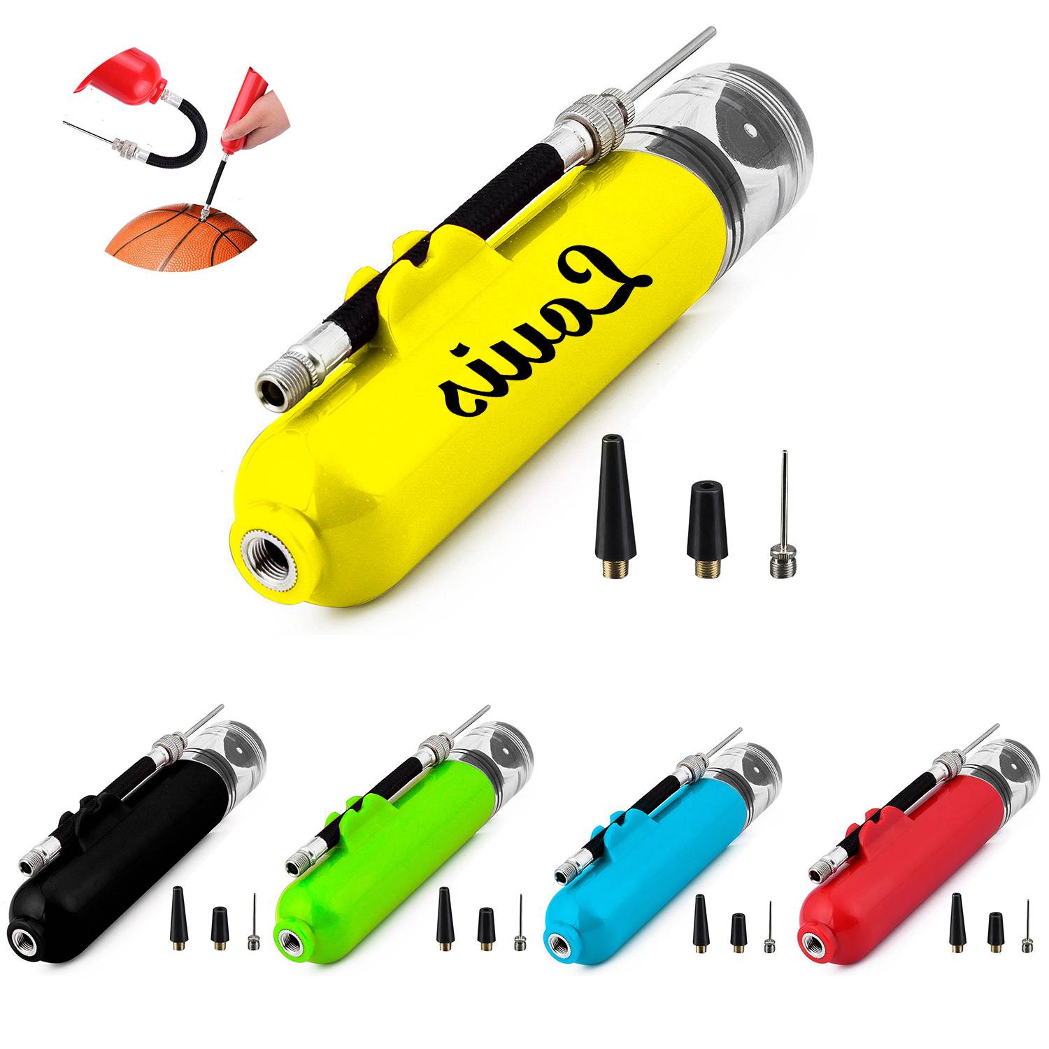 Plastic Sports Ball Pump Kit 2