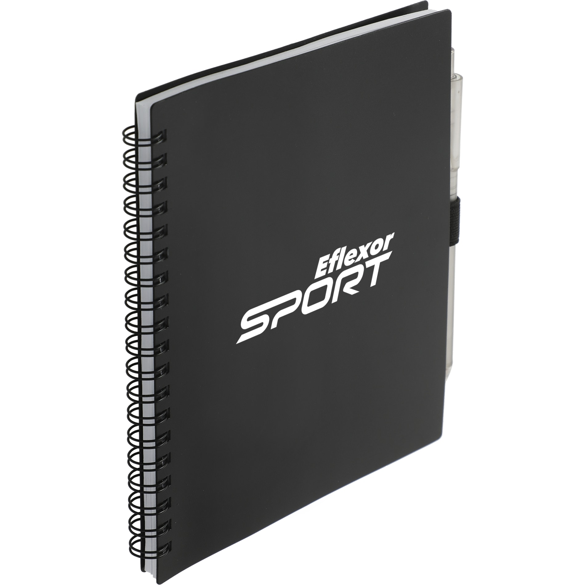 FSC® Recycled 5.5” x 7” Spiral Notebook w/ RPET Pe 60