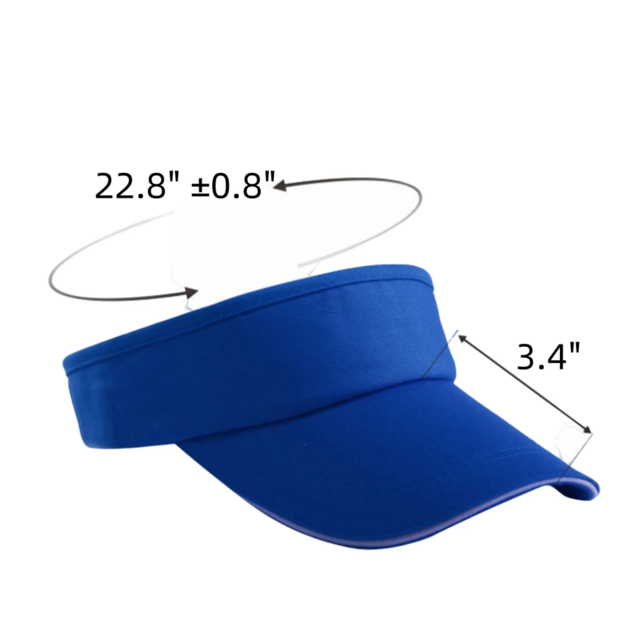 Adjustable Cotton Econo Visor Girth: 23" 3