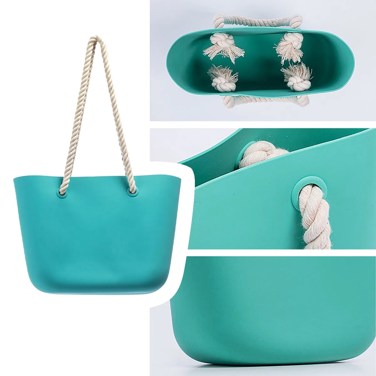 Silicone Beach Tote bag Summer Waterproof Travel Sandproof 2