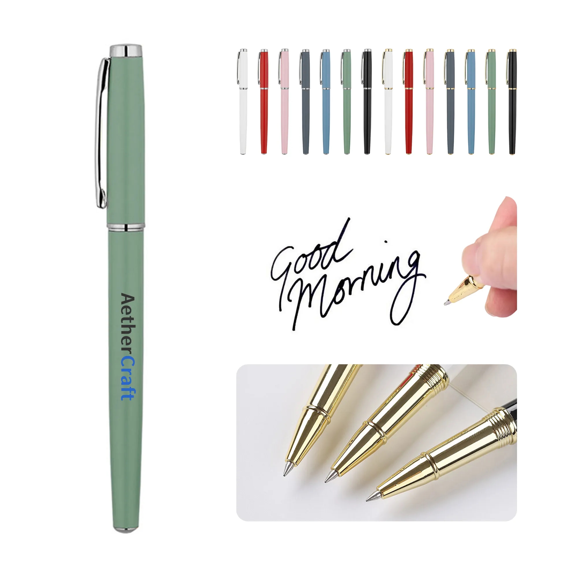 Morandi Metal Ballpoint Pen 7