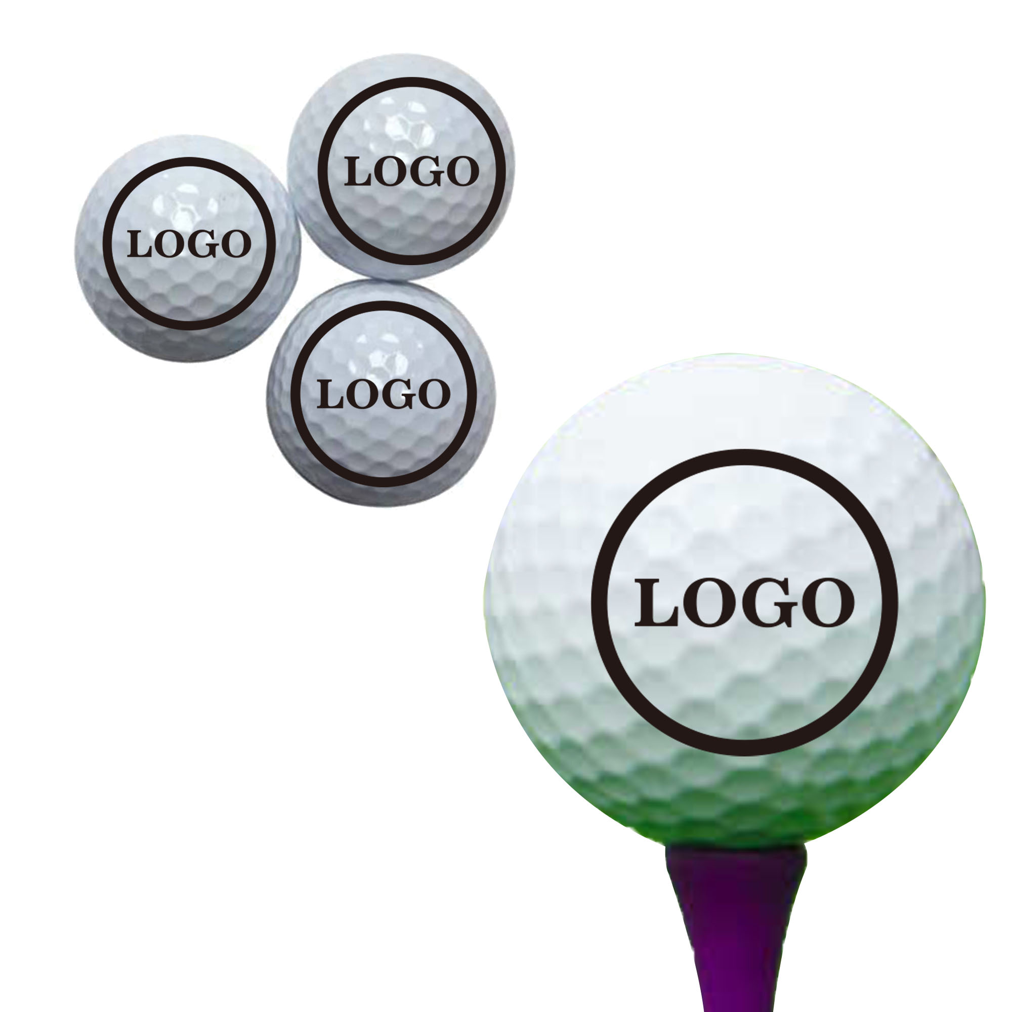Double-Layer Golf Gift Ball 1