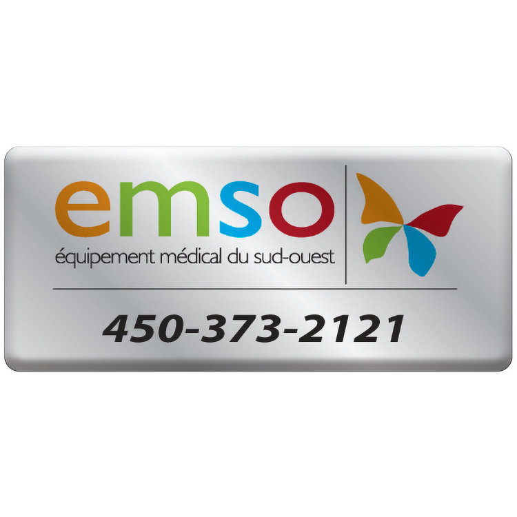 5 Sq. Inch Custom 4 Colour Process Chrome Polyester Domed Decal