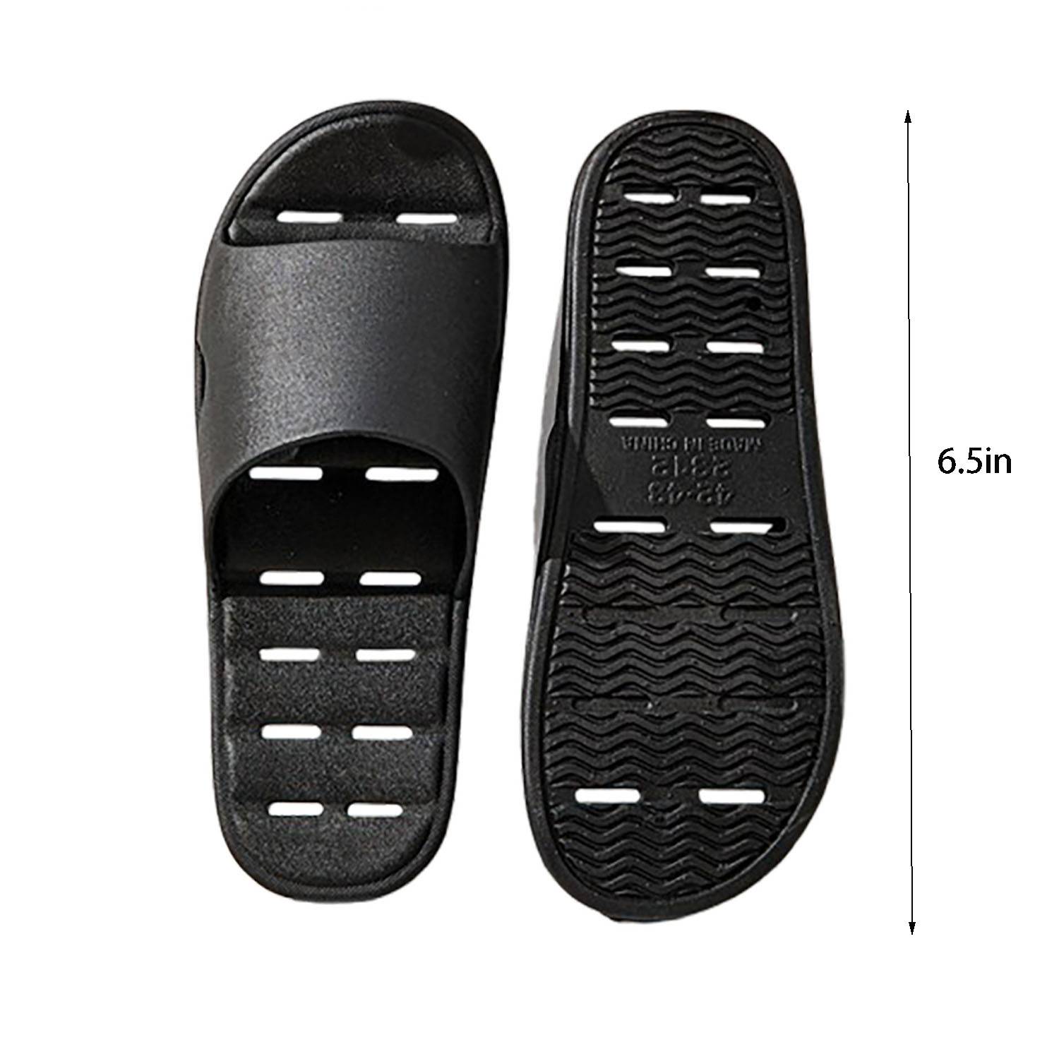 Anti-Slip Quick Drying Shower Slippers w/ Drain Holes 9