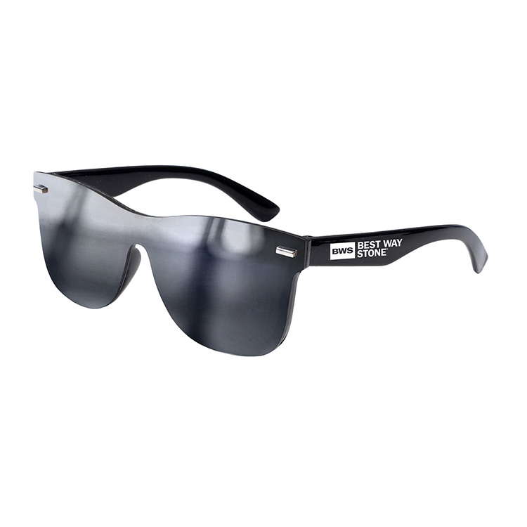 "DEL MAR TIDE" Rimless Reflective Sunglasses 8