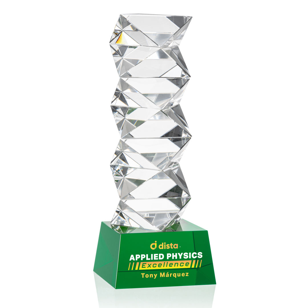 Callucci VividPrint™ Award on Robson Base - Green 9