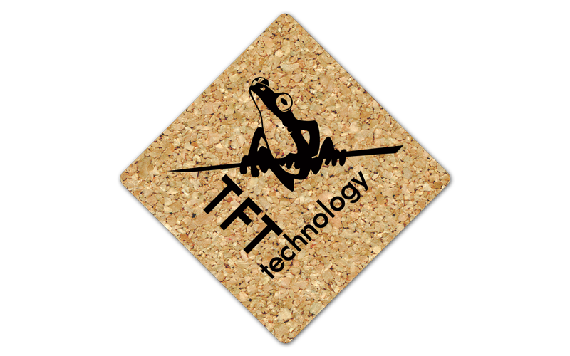 Diamond Cork Coaster 4D