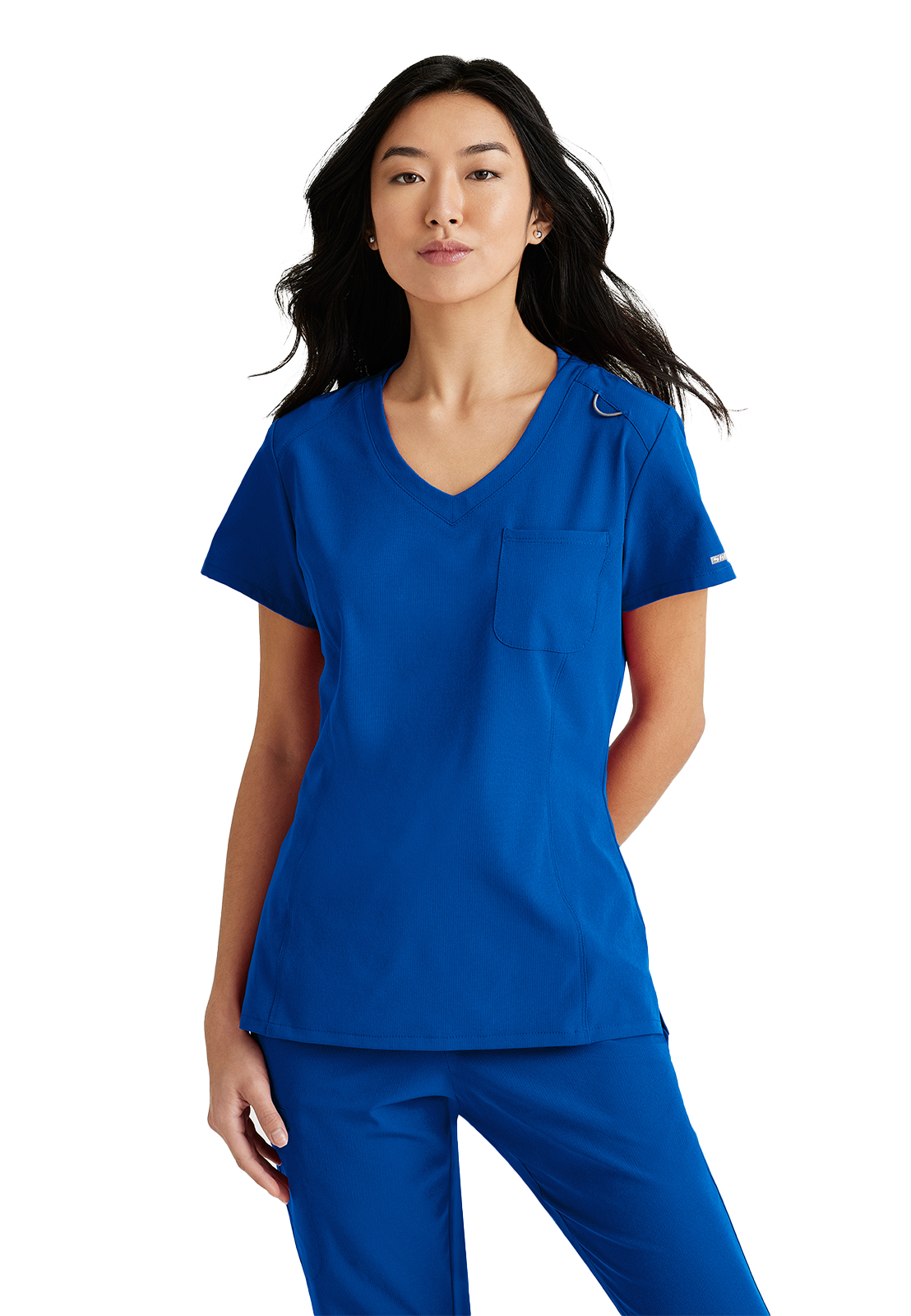 Skechers - Women's One-Pocket V-Neck Dignity Tuck-In Scrub Top 6