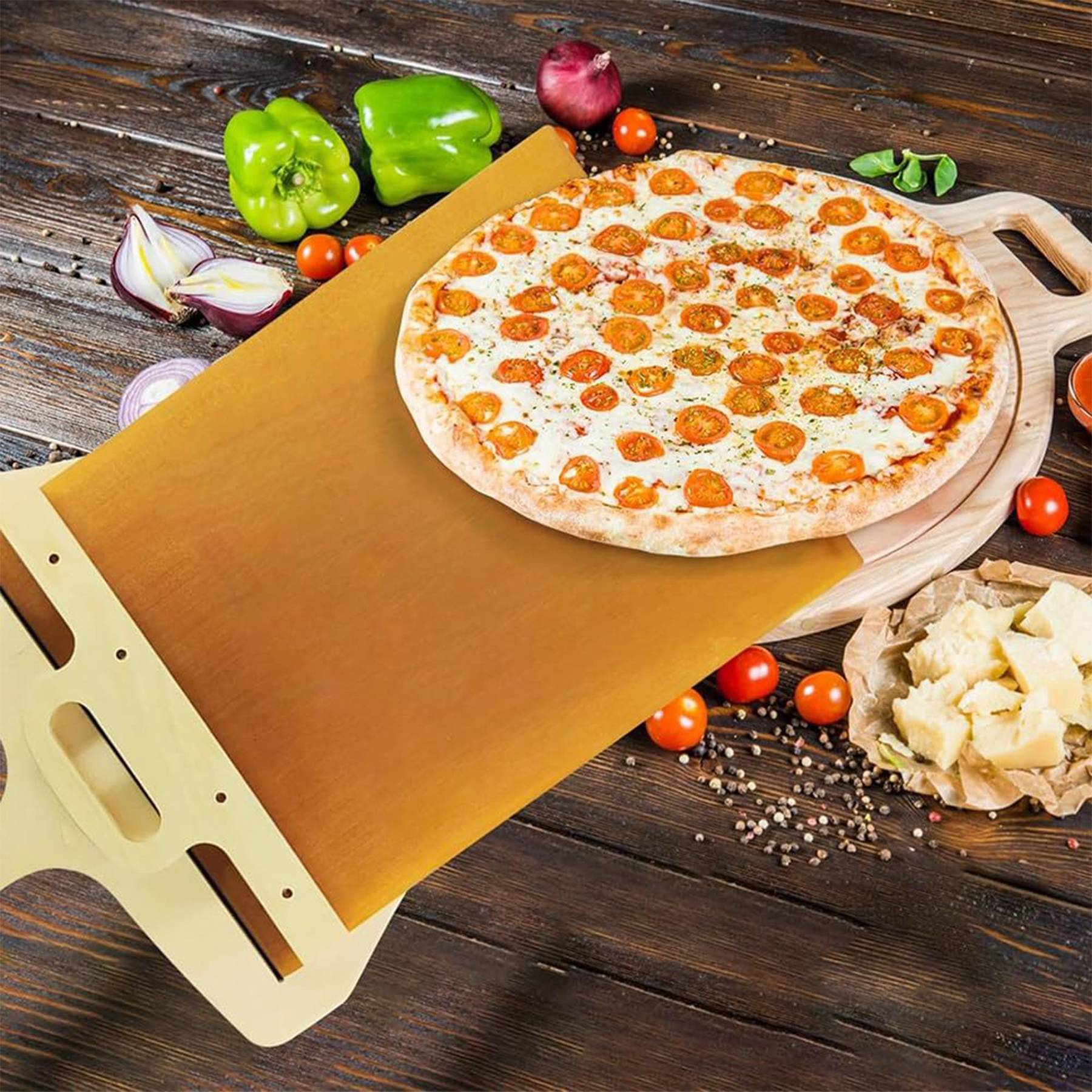 Sliding Pizza Peel Tray 3