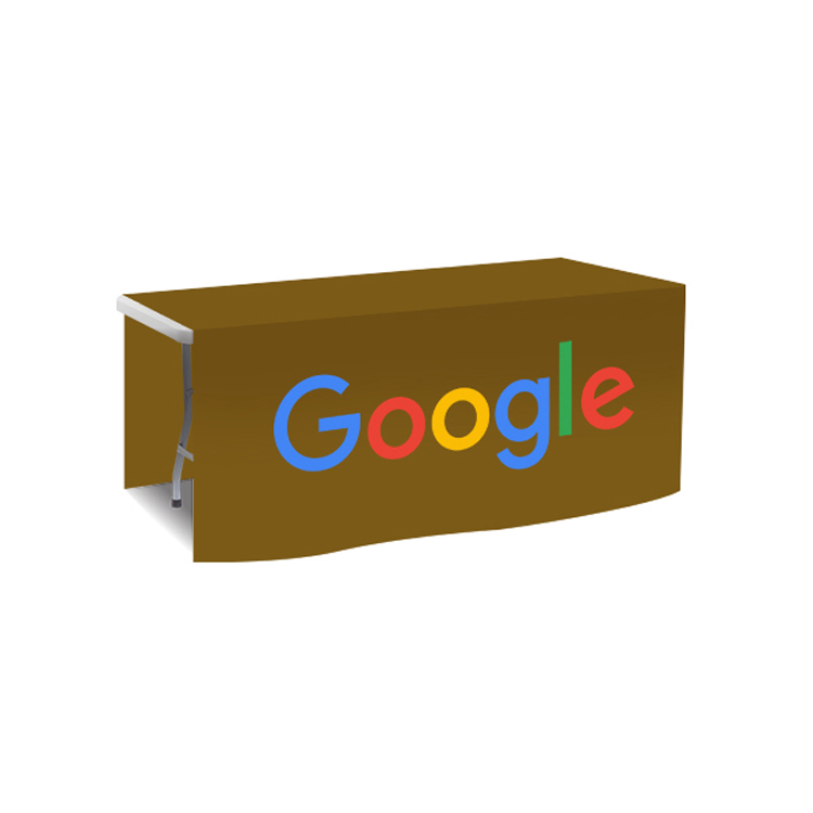 72 in. x 88 in. PolyKnit™ Table Drop (Full Color Logo) 3