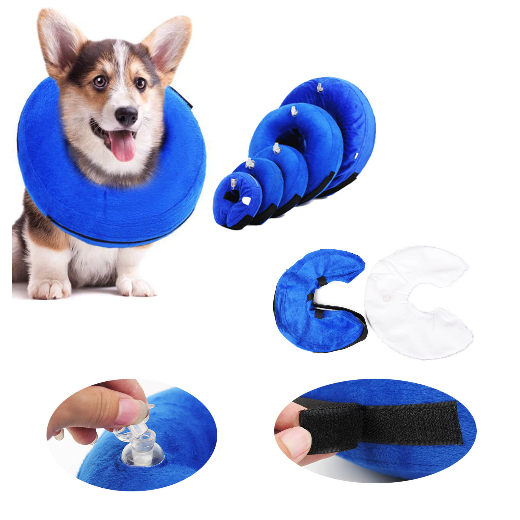 Inflatable Collar Blow Up Dog Cat Collar 1