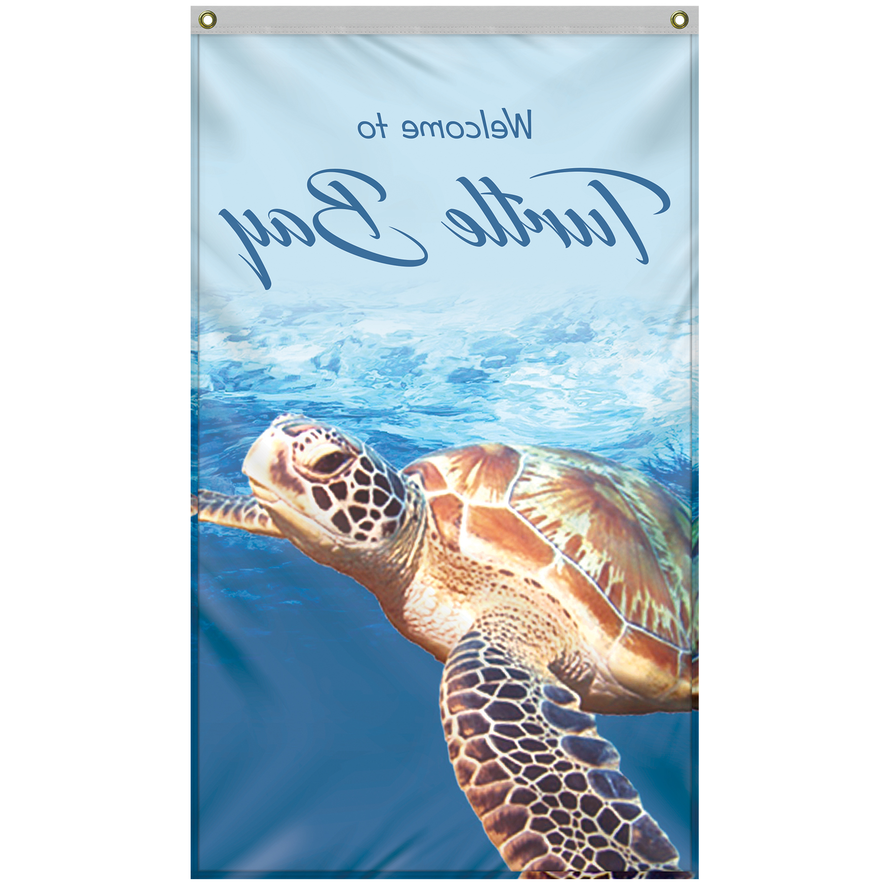 Banner Kit with 3' x 5' Flag and Silver Bracket 7